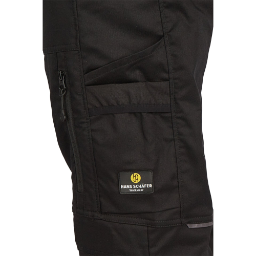 HANS SCHÄFER WORKWEAR Smarthose Artemis schwarz für Herren