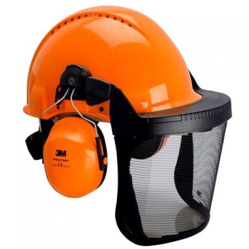 3M™ G3000M Forsthelm Kopfschutz-Kombination 3MO315B Orange