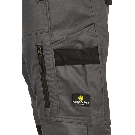HANS SCHÄFER WORKWEAR Smarthose Artemis grau für Herren