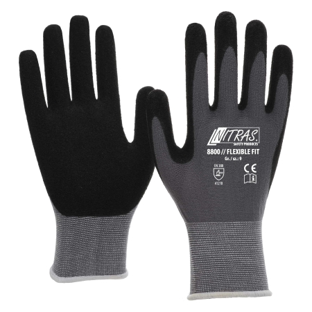 NITRAS FLEXIBLE FIT 8800 Strickhandschuhe Premium Grip