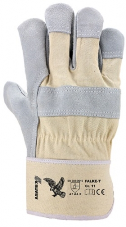 Asatex FALKE-T Rindspaltleder-Handschuh