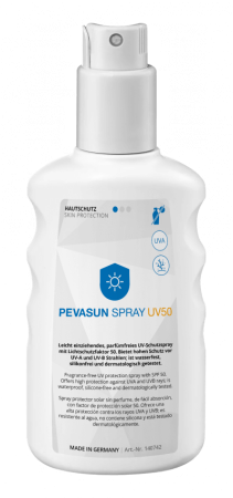 PEVASUN SPRAY UV50 – UV-Schutzspray LSF 50 für Arbeit & Freizeit