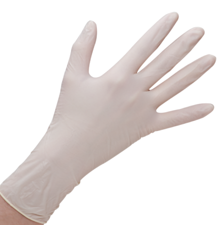 wiroMICROGRIP PF Latex Handschuhe PREMIUM Schutz- und Untersuchungshandschuhe weiß