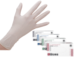 wiroMICROGRIP PF Latex Handschuhe PREMIUM Schutz- und Untersuchungshandschuhe weiß